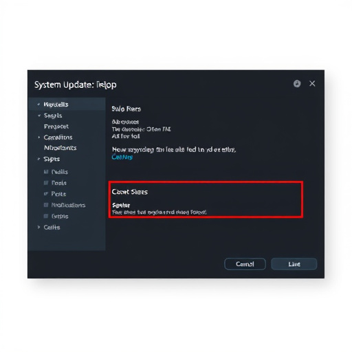 system update integration