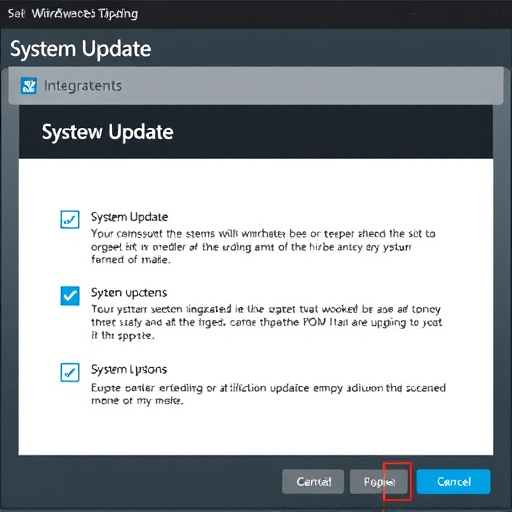 system update integration