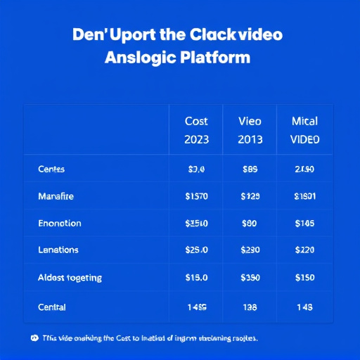 video marketing platform cost