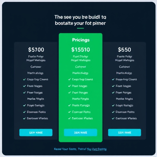 website builder pricing plan