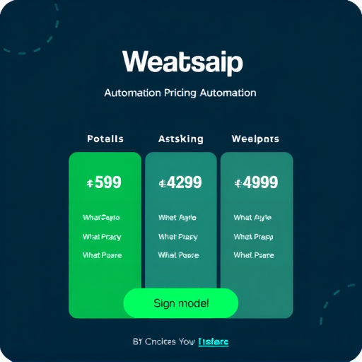 whatsapp automation pricing