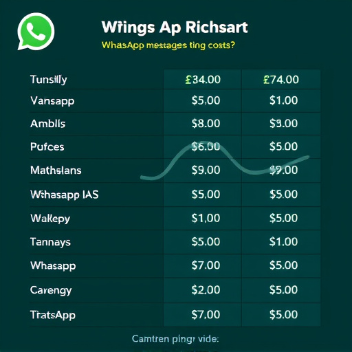 whatsapp messaging api cost