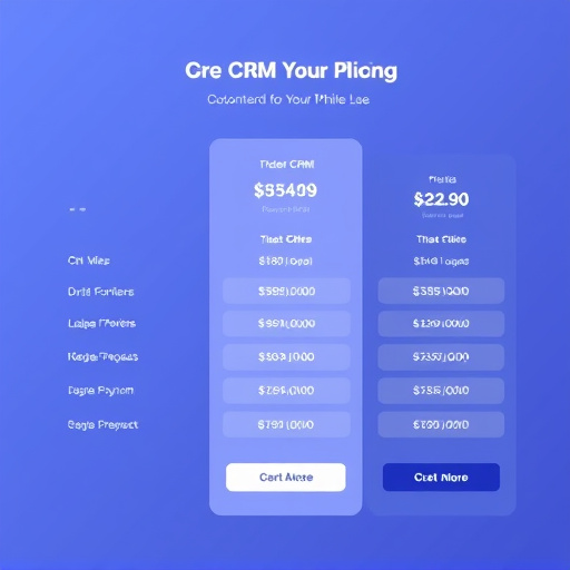 white label crm app pricing