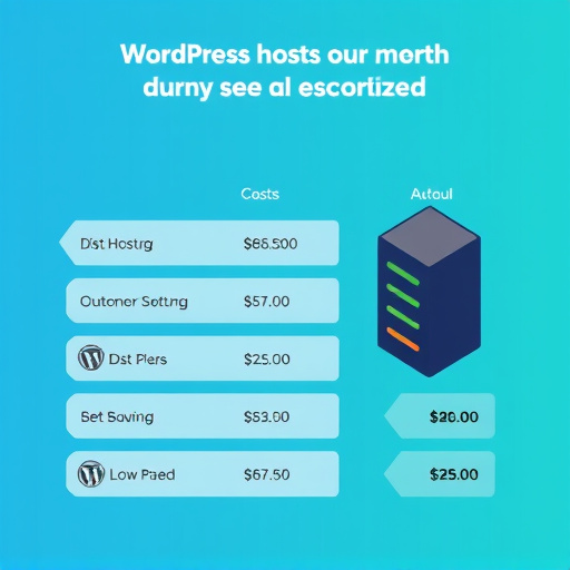 wordpress hosting cost