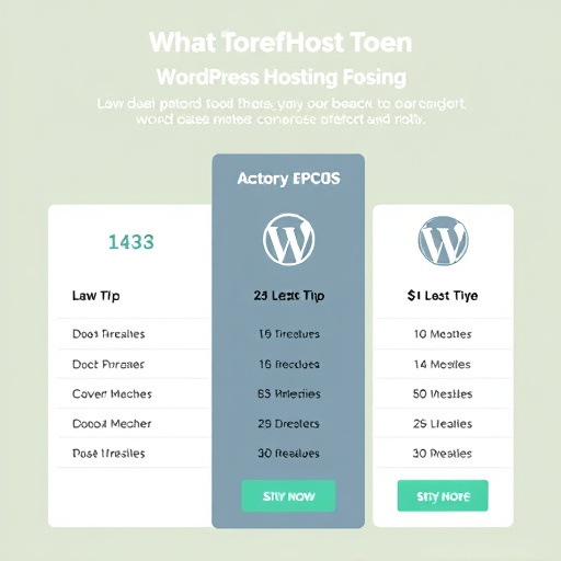 wordpress hosting pricing