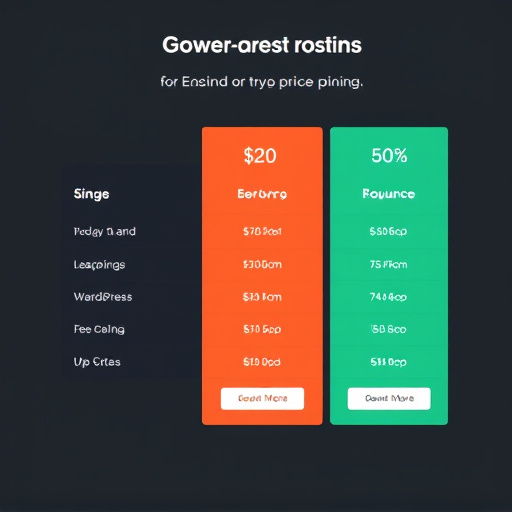 wordpress hosting pricing