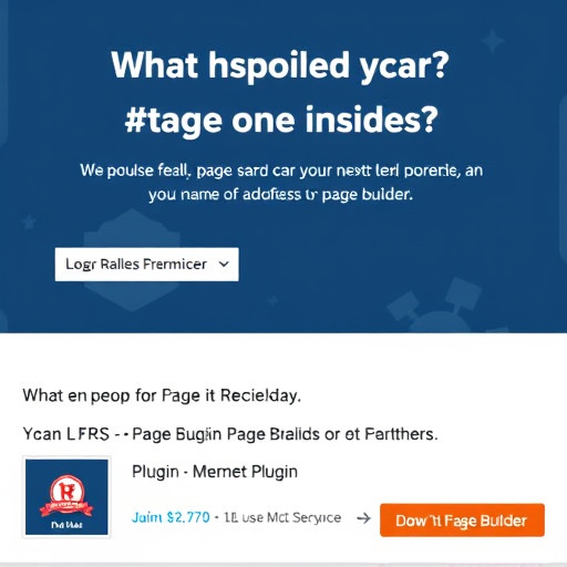 wordpress plugin for page builder