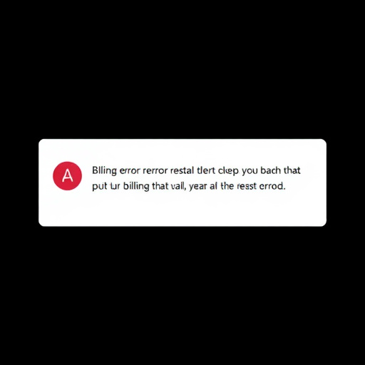 billing error resolution