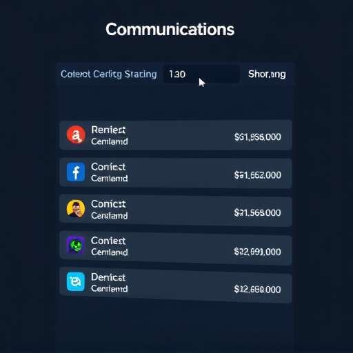 communication credits tracking