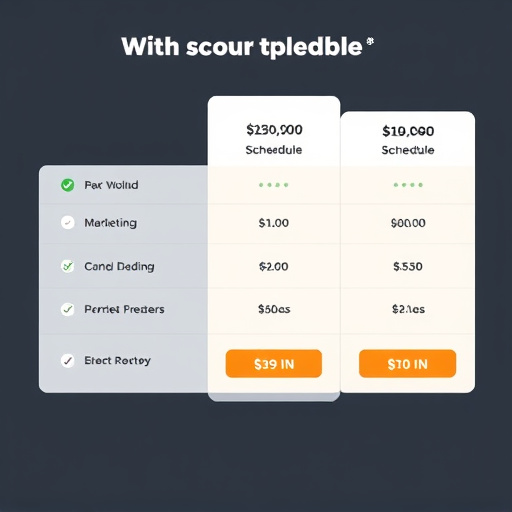 content scheduling pricing