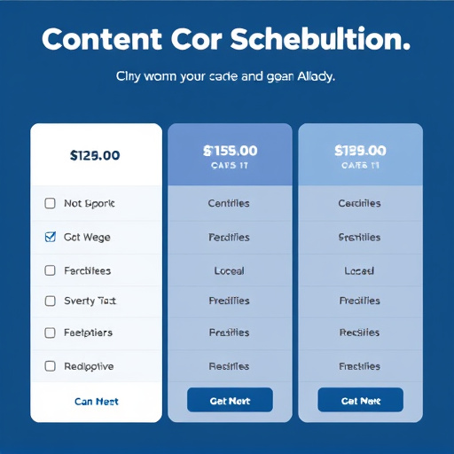 content scheduling pricing