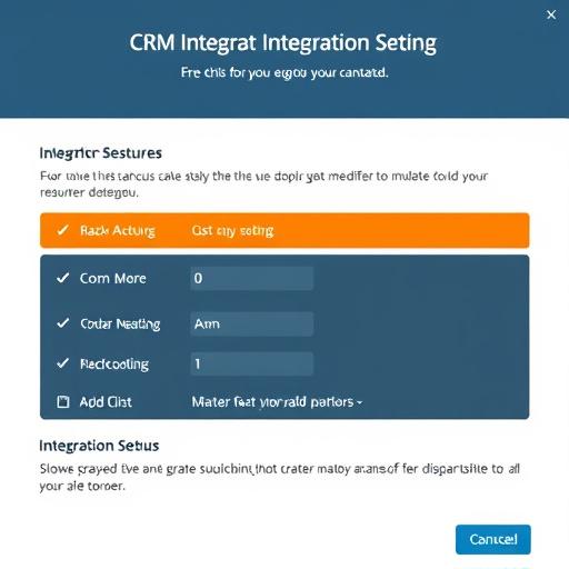 crm integration setup