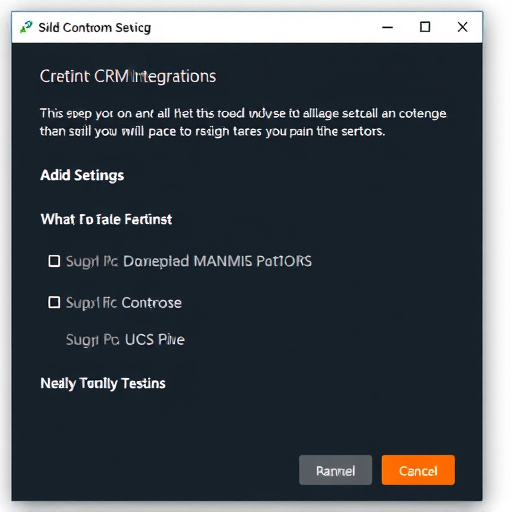 crm integration setup