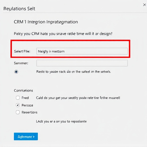 crm integration setup