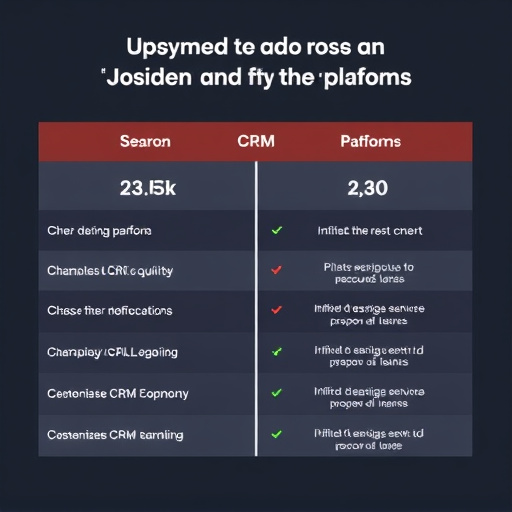 crm platform comparison