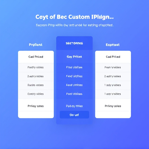 custom plugin pricing strategy
