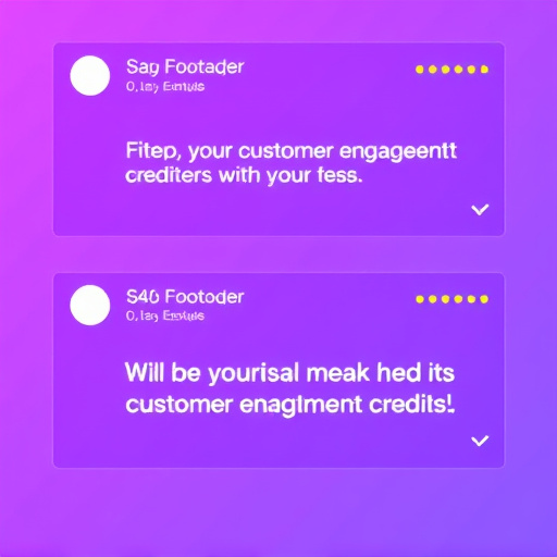 customer engagement credits