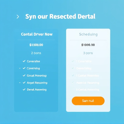 dental appointment scheduling pricing