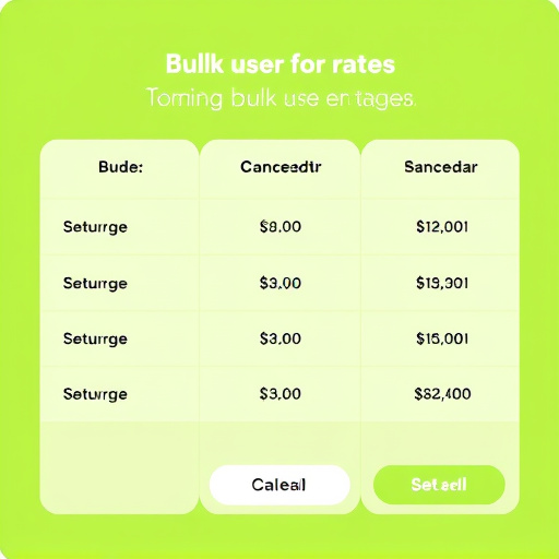 digital agency bulk user rates