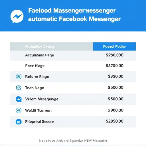 facebook messenger automation cost