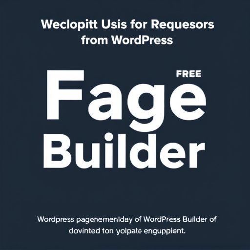 free page builder plugin wordpress