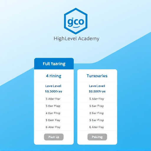 gohighlevel academy training pricing