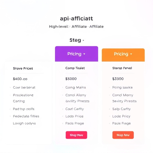 gohighlevel affiliate api pricing
