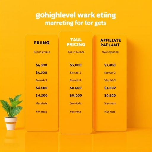 gohighlevel affiliate marketing pricing
