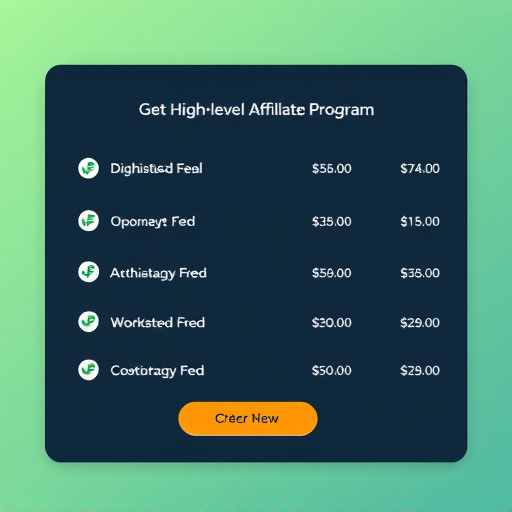 gohighlevel affiliate program fees