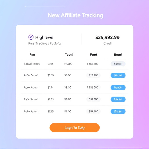 gohighlevel affiliate tracking fee