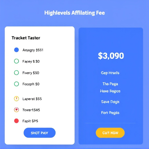 gohighlevel affiliate tracking fee