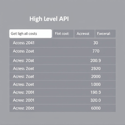 gohighlevel api access cost