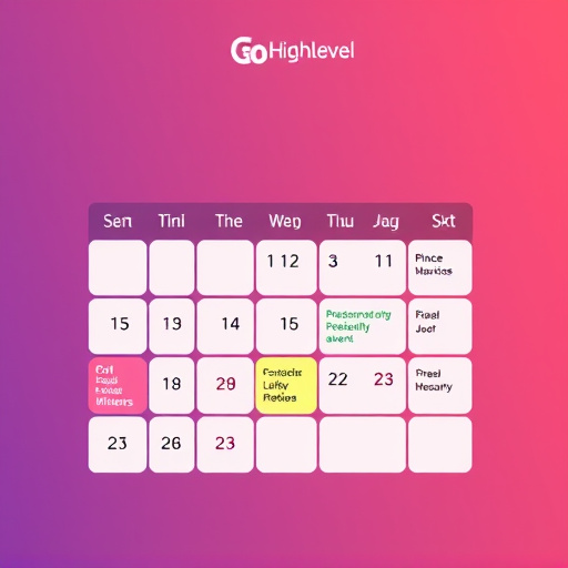 gohighlevel calendar features