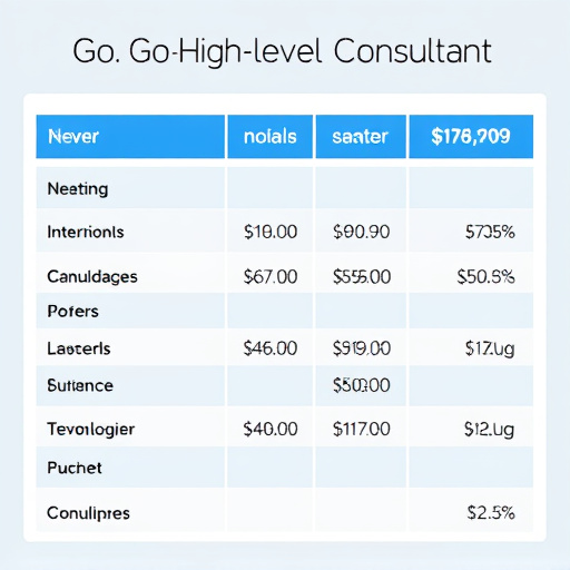 gohighlevel consultant rates