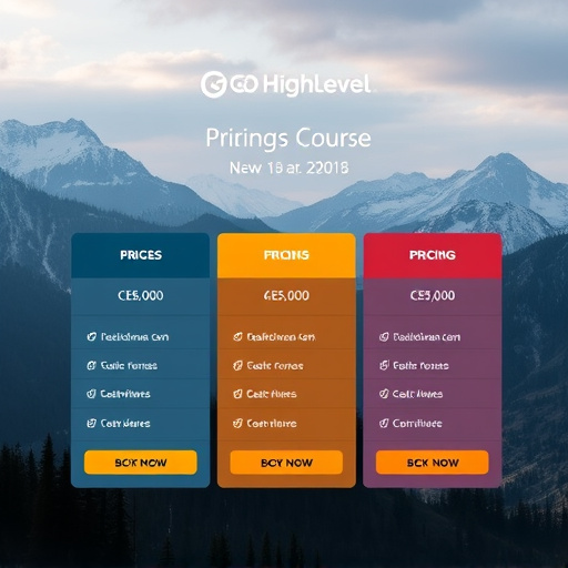 gohighlevel course pricing