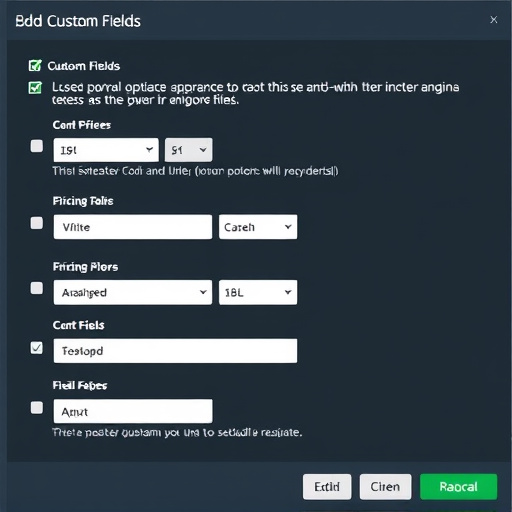 gohighlevel custom fields pricing options