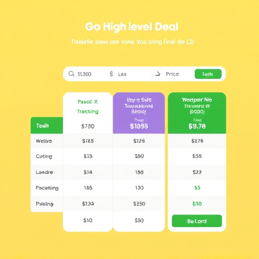 gohighlevel deal tracking pricing