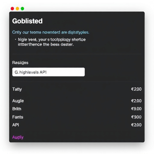 gohighlevel etsy api cost