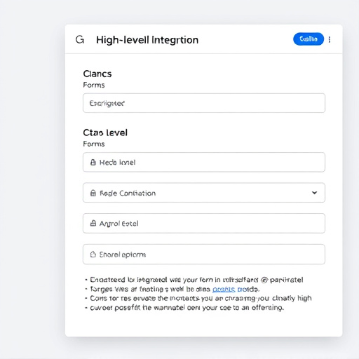 gohighlevel forms integration