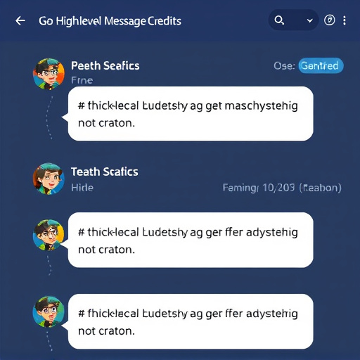 gohighlevel messaging credits