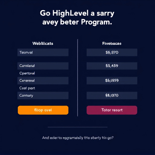 gohighlevel partner program cost