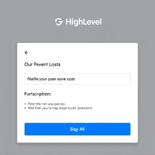 gohighlevel permissions subscription cost