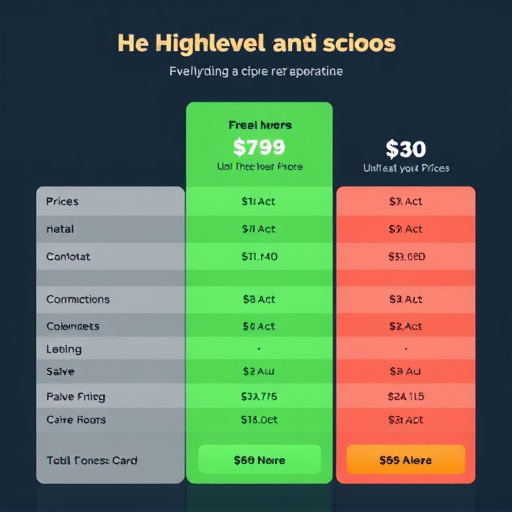gohighlevel pricing comparison