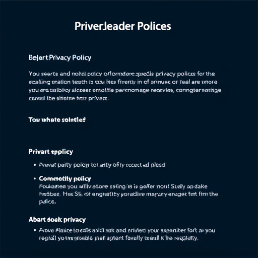 gohighlevel privacy policy templates