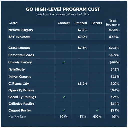 gohighlevel program cost breakdown