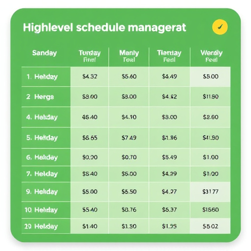 gohighlevel schedule management price
