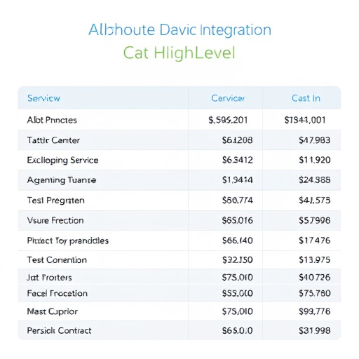 gohighlevel service integration cost