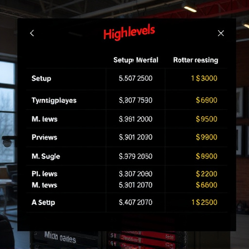 gohighlevel setup rates