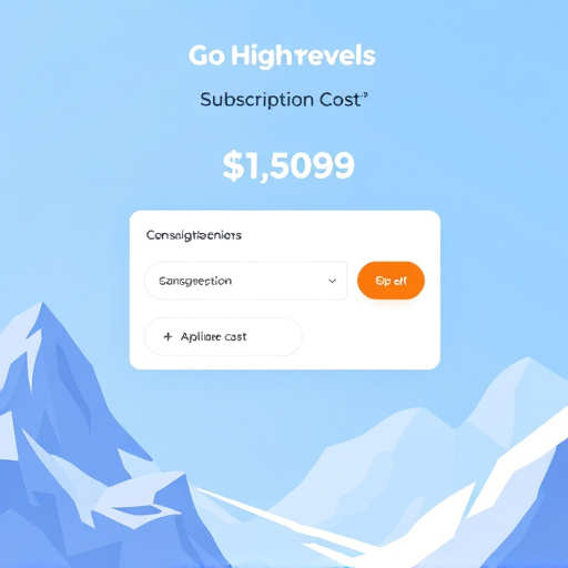 gohighlevel subscription cost