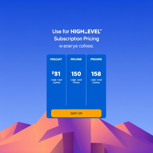 gohighlevel subscription pricing